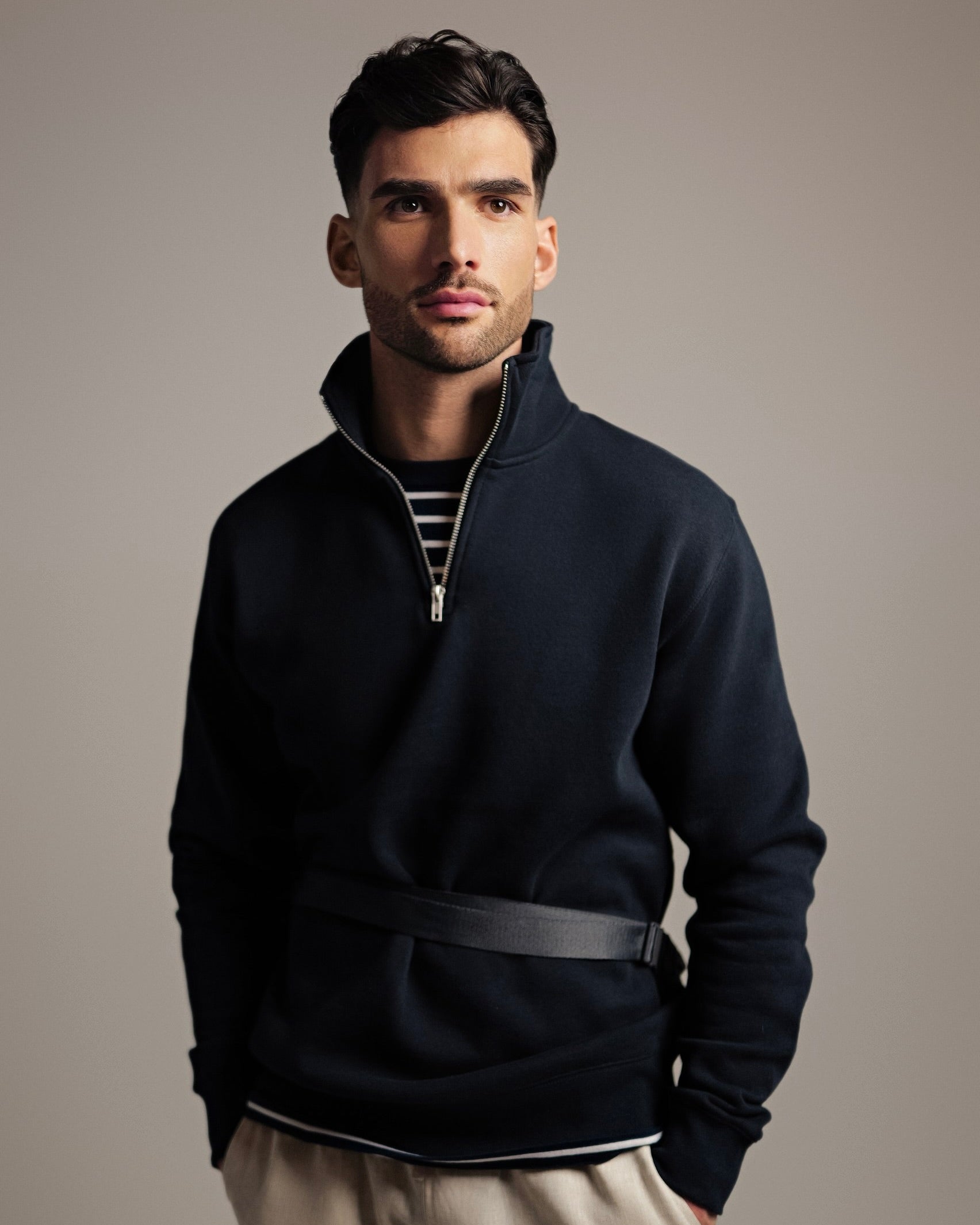 Half Zip Crew