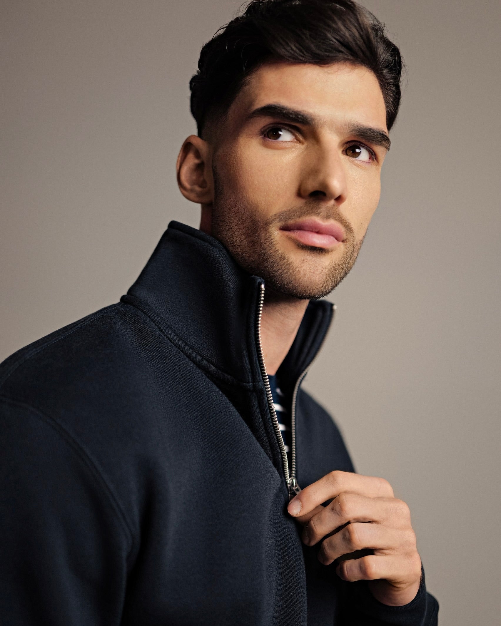 Half Zip Crew