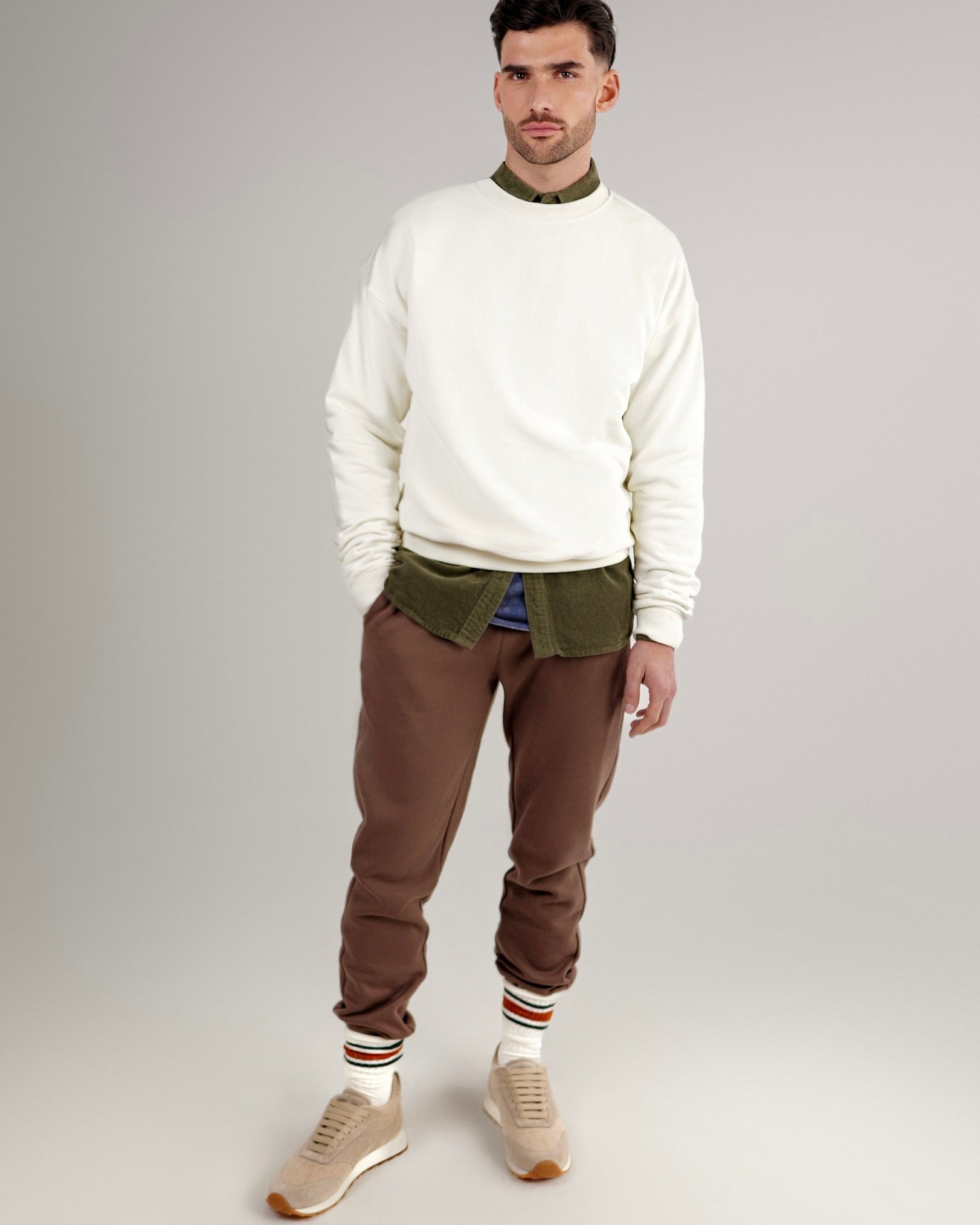 Cotton Terry Crew-2