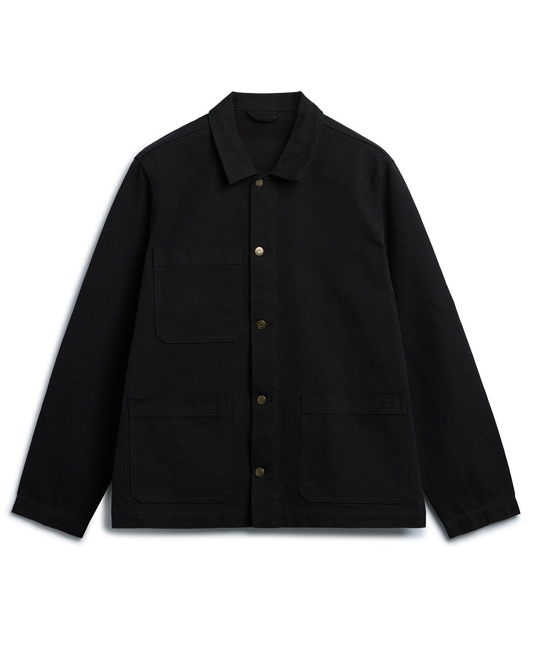 Fānbù Men's Heavyweight Shirt Jacket | Cotton Canvas Overshirt-3