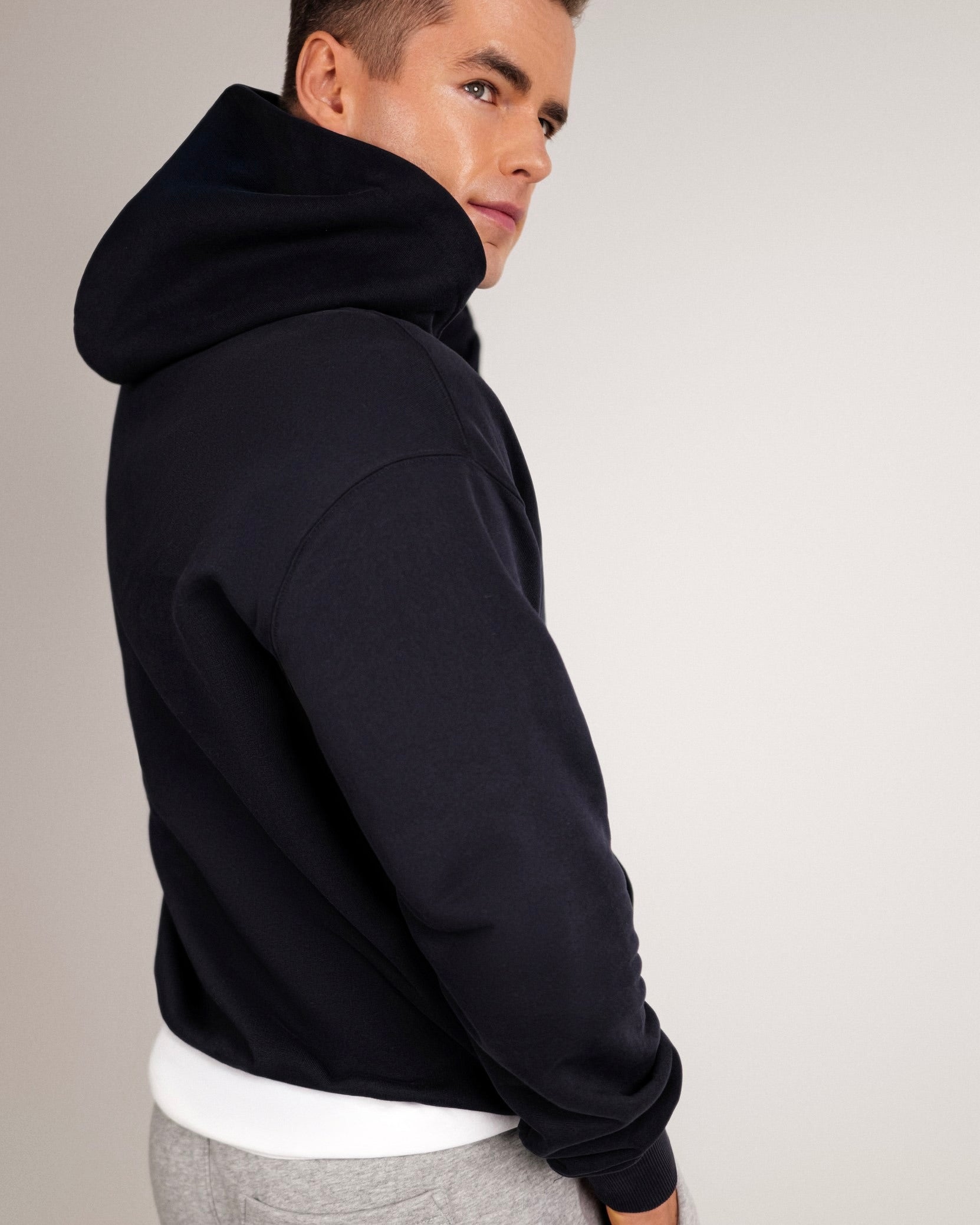 Terry Relaxed Hoodie