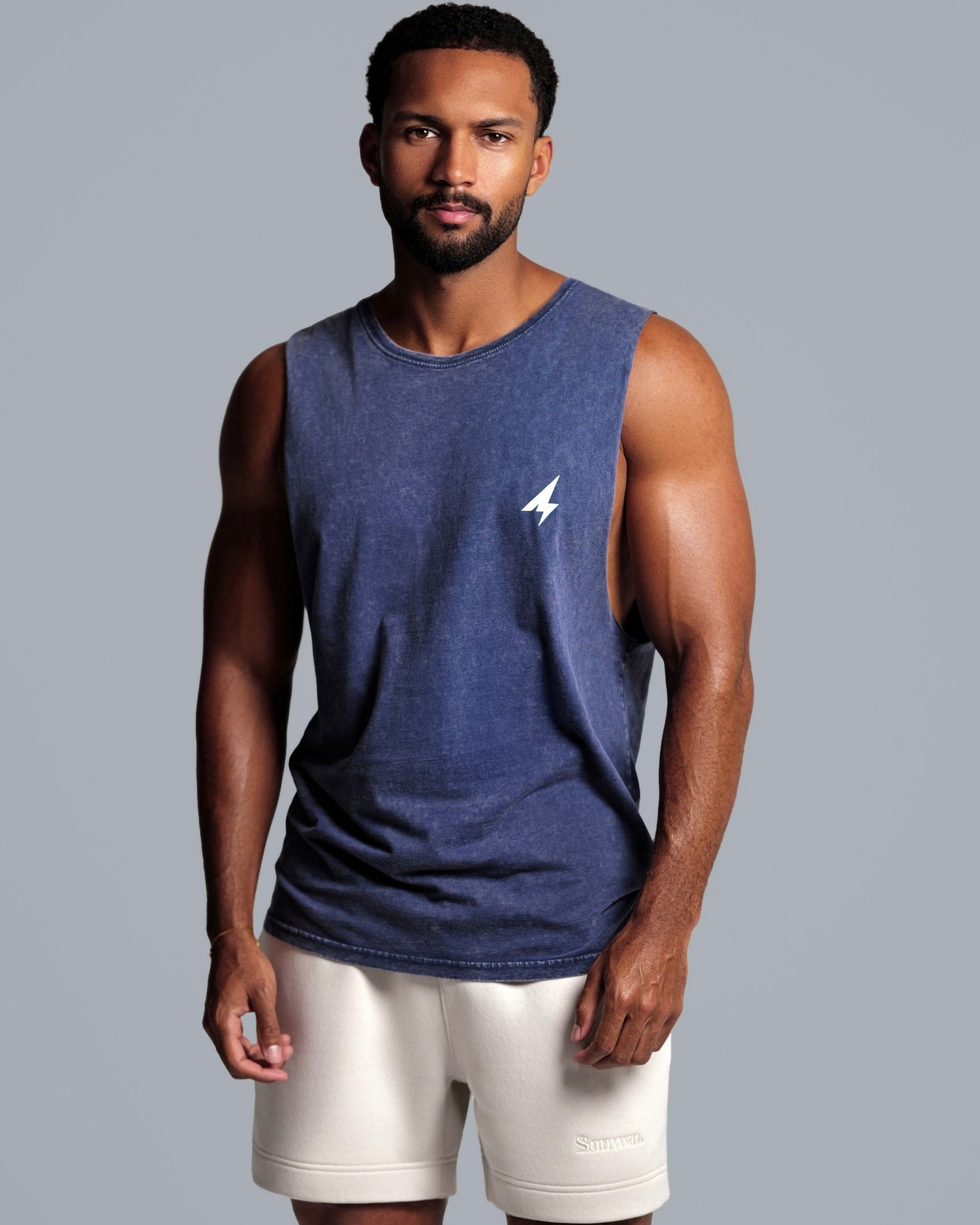Neukgeun Stone Wash Tank Tee