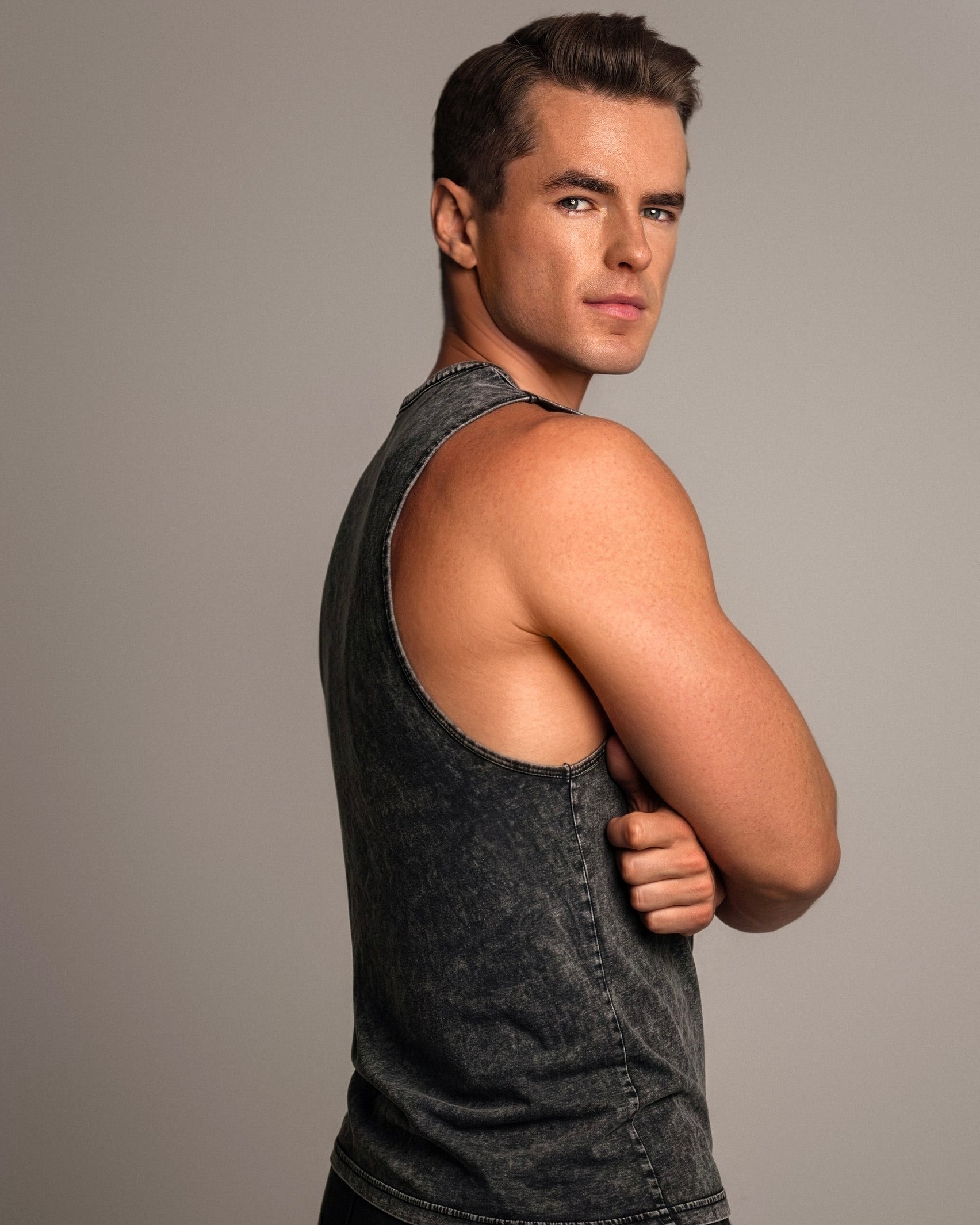 Essential Stone Wash Tank Tee-4